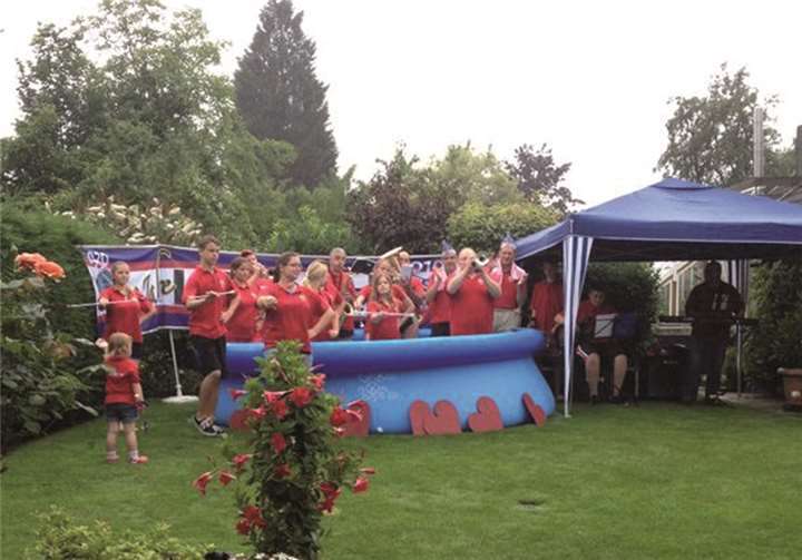 Auch im Sommer ist die KG Unkel für jeden Spaß zu haben. privat