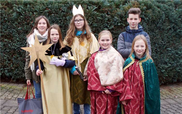 Auch im Stadtteil Kärlich waren Kinder als Sternsingerunterwegs, um den Menschen den Segen Gottes zu bringen.