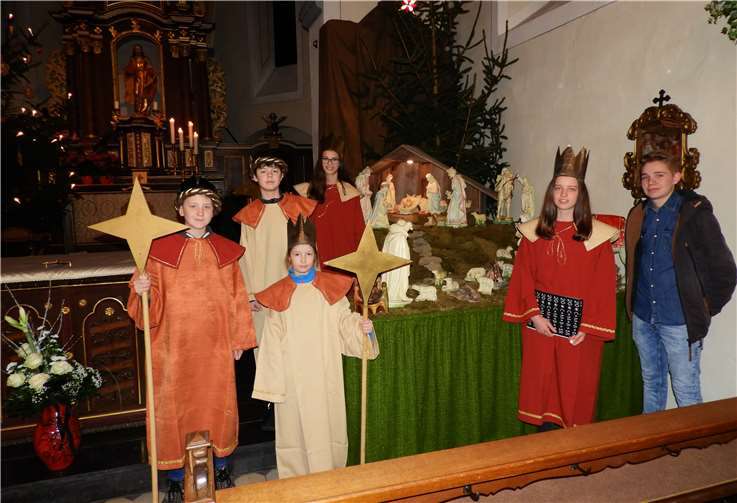 Auch in Franken sammelten die Sternsinger Spenden für notleidende Kinder.