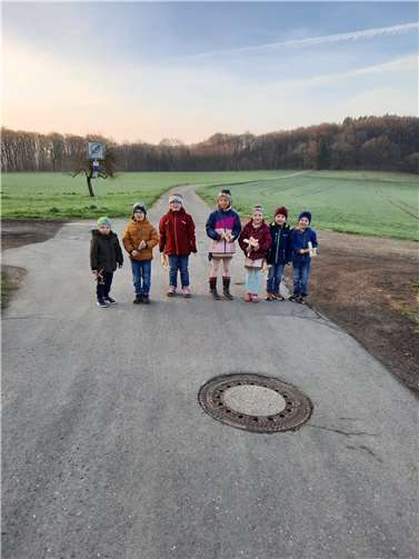 Auch in Hannebach wurde fleißig geklappert. Foto: privat