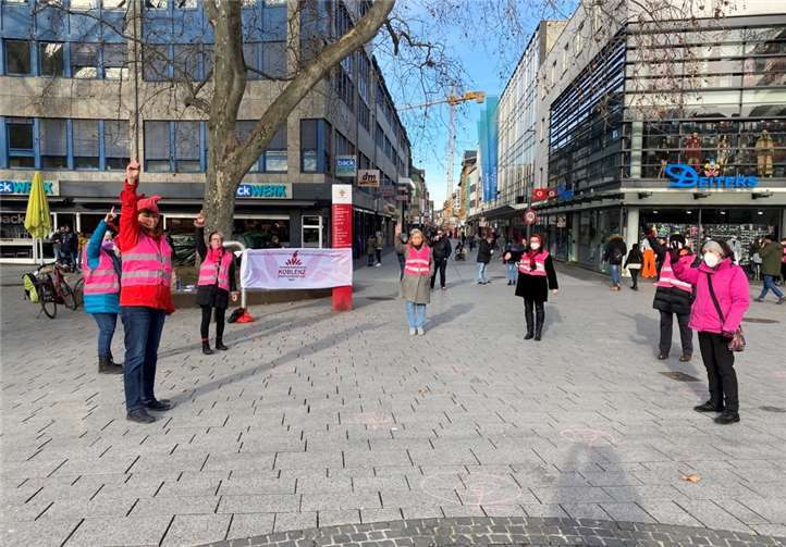 Auch in Koblenz fand der Tanz - pandemiebedingt kleiner als sonst - statt. Foto: Rhein-Lahn-Kreis