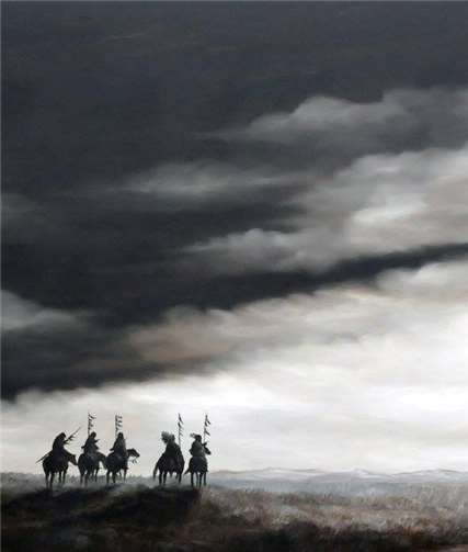 Auch in Schwarz-Weiß kann ein Himmel sehr beeindruckend wirken.