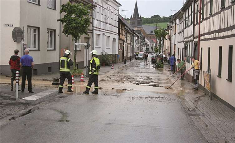 Hochbetrieb bei der Feuerwehr