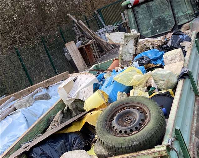 Auch in diesem Jahr kam erschreckend viel Müll zusammen. Fotos: privat