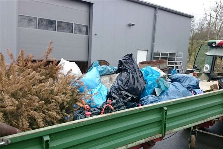 Auch in diesem Jahr kam wieder einiges an Müll zusammen.