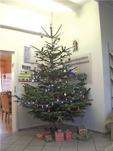 Auch in diesem Jahr steht wieder der Wunschweihnachtsbaum im Mehrgenerationenhaus Schieferland. Er soll Kindern aus bedürftigen Familien die Erfüllung kleiner Wünsche ermöglichen. privat