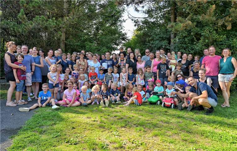 Auch in diesem Jahr war die Beteiligung am Grillnachmittag mit insgesamt rund 110 Teilnehmern wieder groß. Foto: Marcus W. Westen