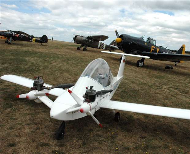 Auch kleine Flieger waren in Wershofen.