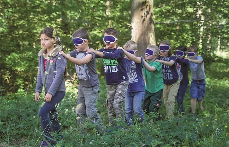 Auch mit den Ohren gibt es im Wald so allerhand zu entdecken.privat