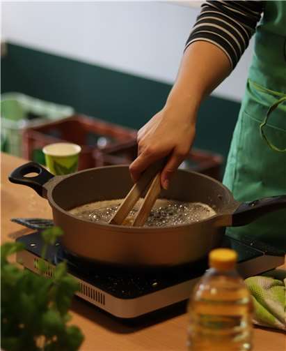 Auch römische Speisen gab es zu kosten. Foto: privat