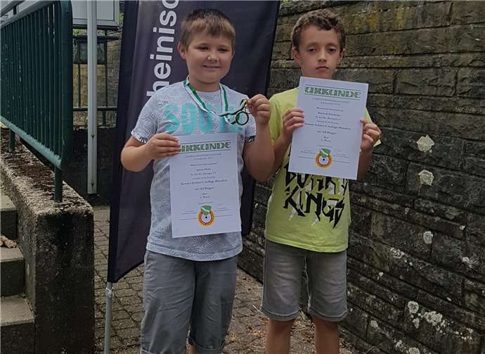 Auch sie waren erfolgreich: Julien Duda und Kenneth Heydecke.Fotos: AB