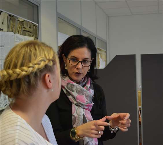 Auch umfangreiche Beratung gehörte zu dem Angebot des Haarsalons HairDaun.