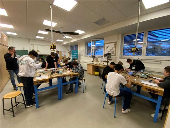 Auch unterschiedliche Workshops fanden zum Tag der Berufsorientierung an der Realschule plus und FOS Mendig statt.  Fotos: privat