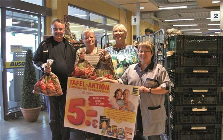 Auch viele Kunden machten bei der Aktion mit.