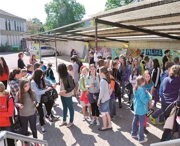 Auch viele Mitmachaktionen klärten die Jugendlichen über das Thema Sucht auf.