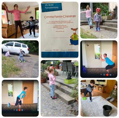 Auch wenn alle Sportler und Übungsleiter einem normalen Sportbetrieb entgegenfiebern, bleiben die Teilnehmer der Online-Kurse auch zu Hause fit und miteinander in Kommunikation und haben so auf kreative Weise, Spaß an der gemeinsamen Bewegung.Foto: privat