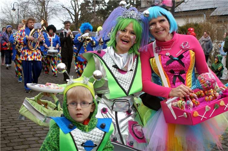 Auch wenn die Sonne nicht scheinte: Die Möhnen strahlten jedoch von Herzen und v...