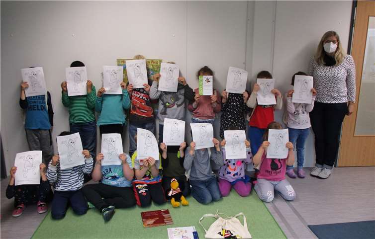 Auch wenn ein Besuch der Bibliothek nicht möglich war wurden die Kinder Bibfit gemacht. Foto: privat