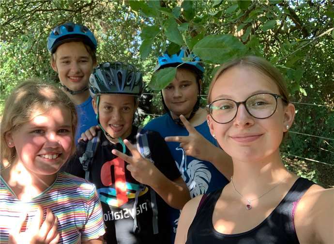 Auch wenn man nicht nach Ameland konnte, hatten die Kids eine schöne, unterhaltsame Zeit.