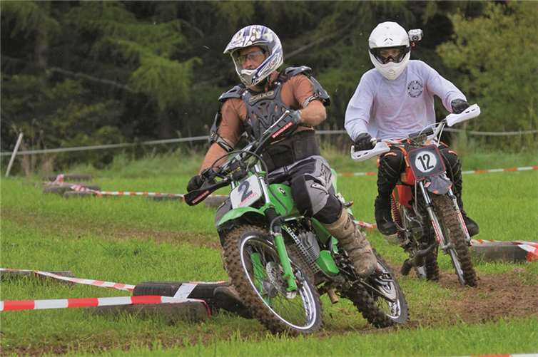 Auch wenn nur zum Spaß gefahren wurde, wurde trotzdem um jeden Meter gekämpft. WT