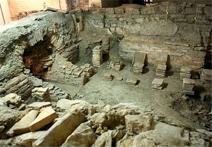 Auch zu sehen bei der Führung: ein Hypokaustum (Warmluftheizung). Foto: privat