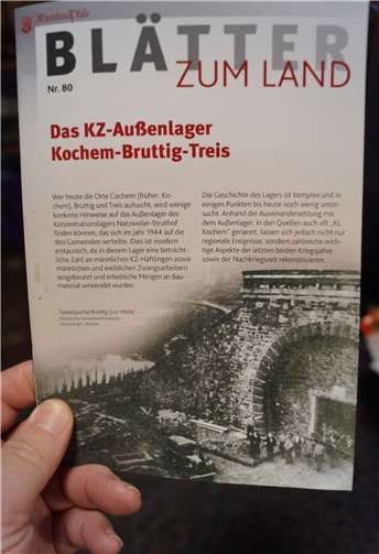 Auf 20 Seiten Infos, Fakten und Zeitzeugenberichte bietet die neue Broschüre von Ksenia Stähle-Müller „Das KZ-Außenlager Kochem.-Bruttig-Treis.