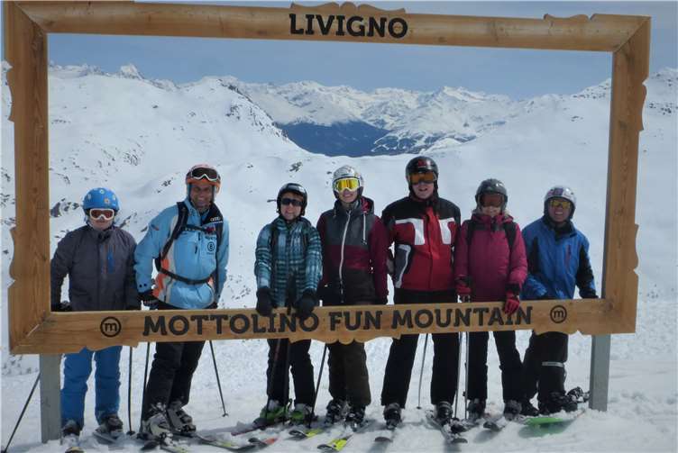 Auf 3000 m boten sich den Sportlern hervorragende Ausblicke. Fotos: privat