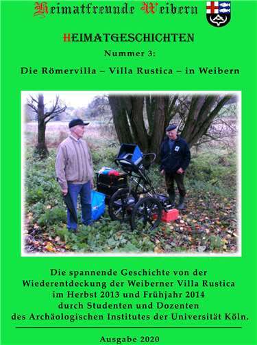 Auf 32 Seiten wird die spannende Geschichte von der Wiederentdeckung der Weiberner Villa Rustica erzählt.Foto: privat