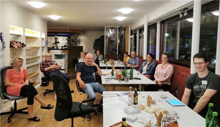 Auf Einladung der AG Kultur traf man sich im CoWorking-Space. Foto: Melanie Brücken