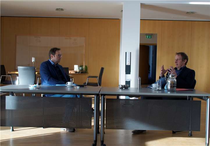 Auf Einladung des Maifelder Verbandsbürgermeister Maximilian Mumm (SPD) war der heimische Landtagskandidat Dr. Alexander Wilhelm, Staatssekretär kürzlich in Polch, um sich vor Ort über die Planungen zur Gemeindeschwester Plus zu informieren.Foto: privat