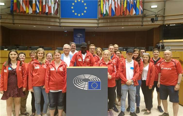 Auf Einladung von Dr. Werner Langen wurde in Brüssel das Europaparlament besucht.privat