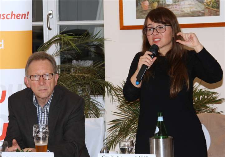 Auf Einladung von MdB Erwin Rüddel (l.) war die Integrationsbeauftragte der CDU/CSU-Bundestagsfraktion, MdB Cemile Giousouf zu Gast in Neuwied.