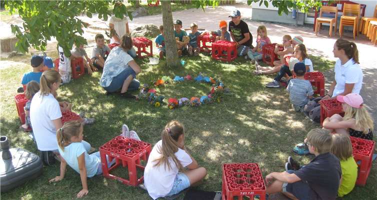 Auf Entdeckungsreise in der Pflanzenwelt waren die „Luftikus“-Kinder.privat