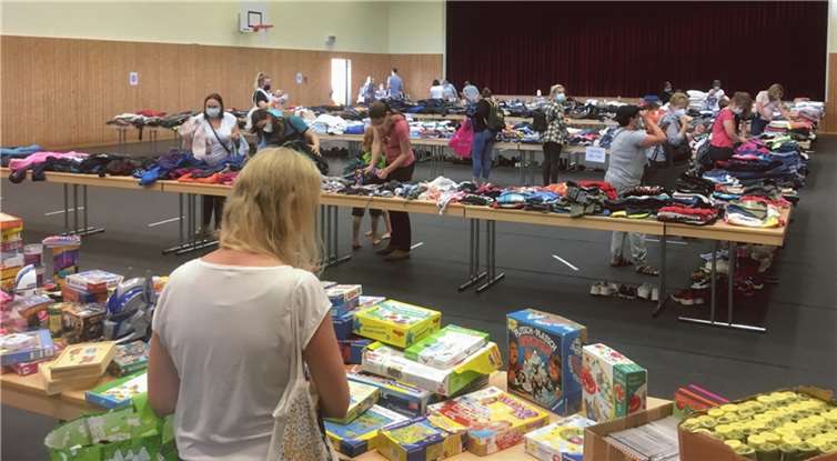 Auf dem Basar gab es viel zu entdecken.