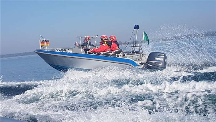 Auf dem Bodensee fand die MEG-Übung der Bundesländer Baden-Württemberg, Hessen und Rheinland-Pfalz statt. Foto: Polizei