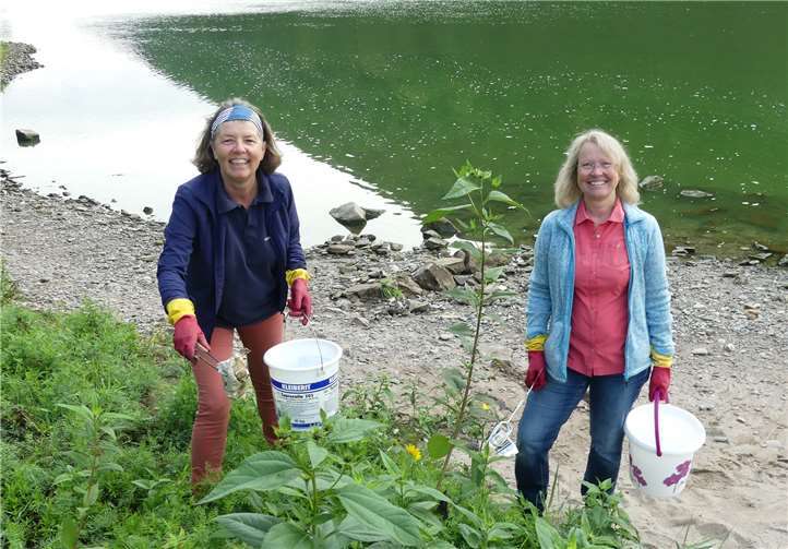 Auf dem Gelände des Cochemer Bauhofs fanden sich rund 150 Freiwillige für das „Mosel clean up“ ein.
