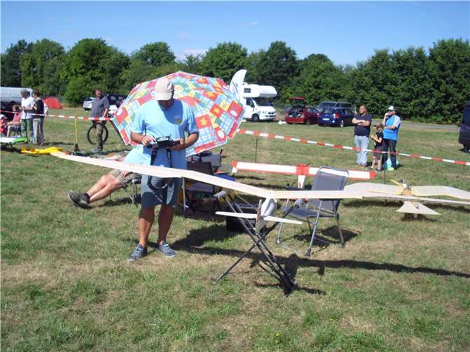 Auf dem Gelände wurde der Erstflug eines historischen Segelflugmodells mit Namen „Luftkurort Poppenhausen“ mit drei Meter Flügelspannweite durchgeführt.