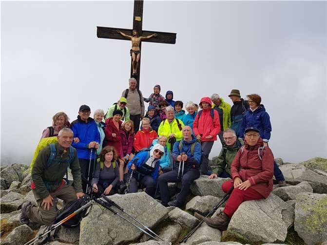Auf dem Gipfel des Hohen Lusen. Foto: privat
