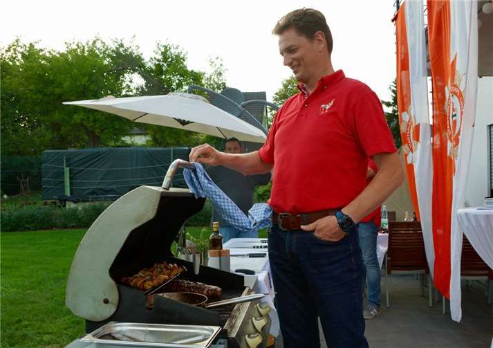 Auf dem Grill wurde ein leckeres Drei-Gänge-Menü gezaubert.