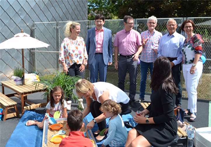 Auf dem Kita Außengelände gab es zahlreiche Angebote. Foto: privat