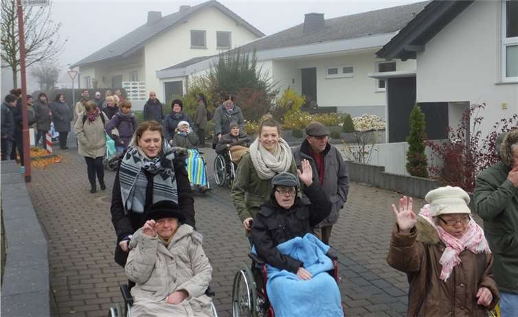Auf dem Ökumenischen Pilgerweg unterwegs. Caritas Zentrum, Mendig