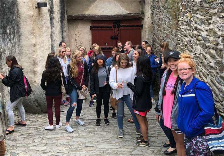 Auf dem Programm stand für die Gäste unter anderem eine Besichtigung der Marksburg.