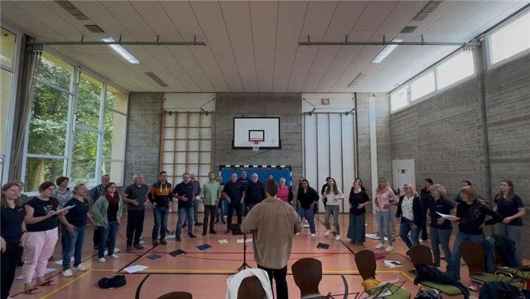 Auf dem Programm stand intensive Probenarbeit am Samstag und Sonntag.  Foto: privat