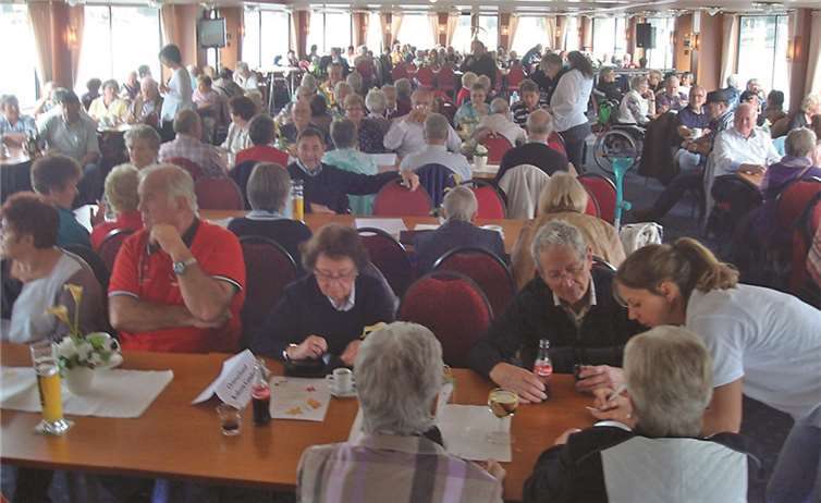 Auf dem Rhein herrschte gute Stimmung.privat