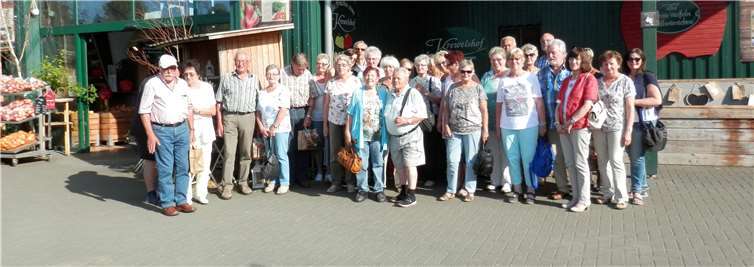 Auf dem Rückweg gab es einen Besuch auf dem Krewelshof in Lohmar.  privat
