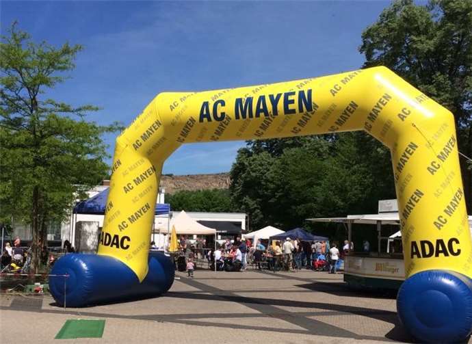 Auf dem Schützenplatz im Nettetal wurde wieder ein anspruchsvoller Parcour gesteckt.