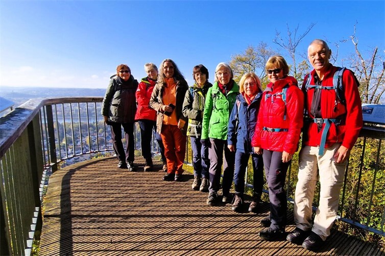 Auf dem Skywalk Rabenlay