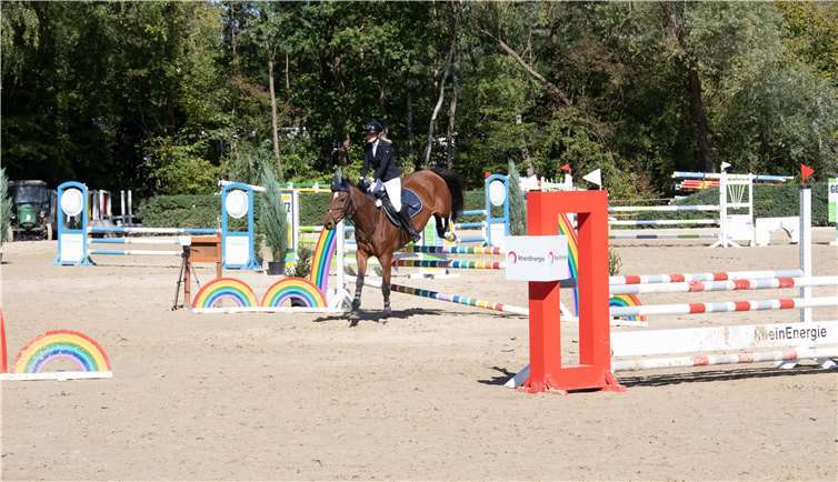 Auf dem Springplatz ging es um Punkte und Ränge für den Nachwuchs.