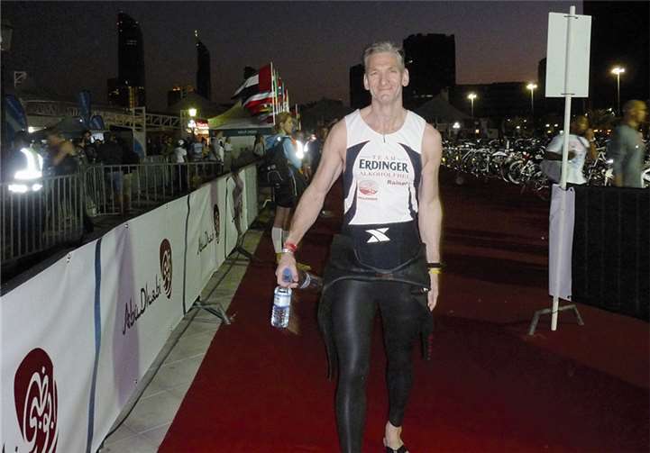 Auf dem Weg zum Start.