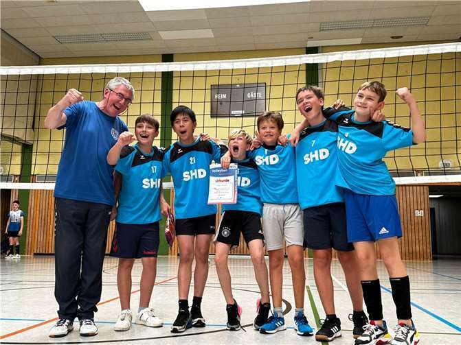 Auf dem Weg zur Bezirksmeisterschaft: Vallendarer U15-Jungen überzeugen auf ganzer Linie. Quelle: TVV